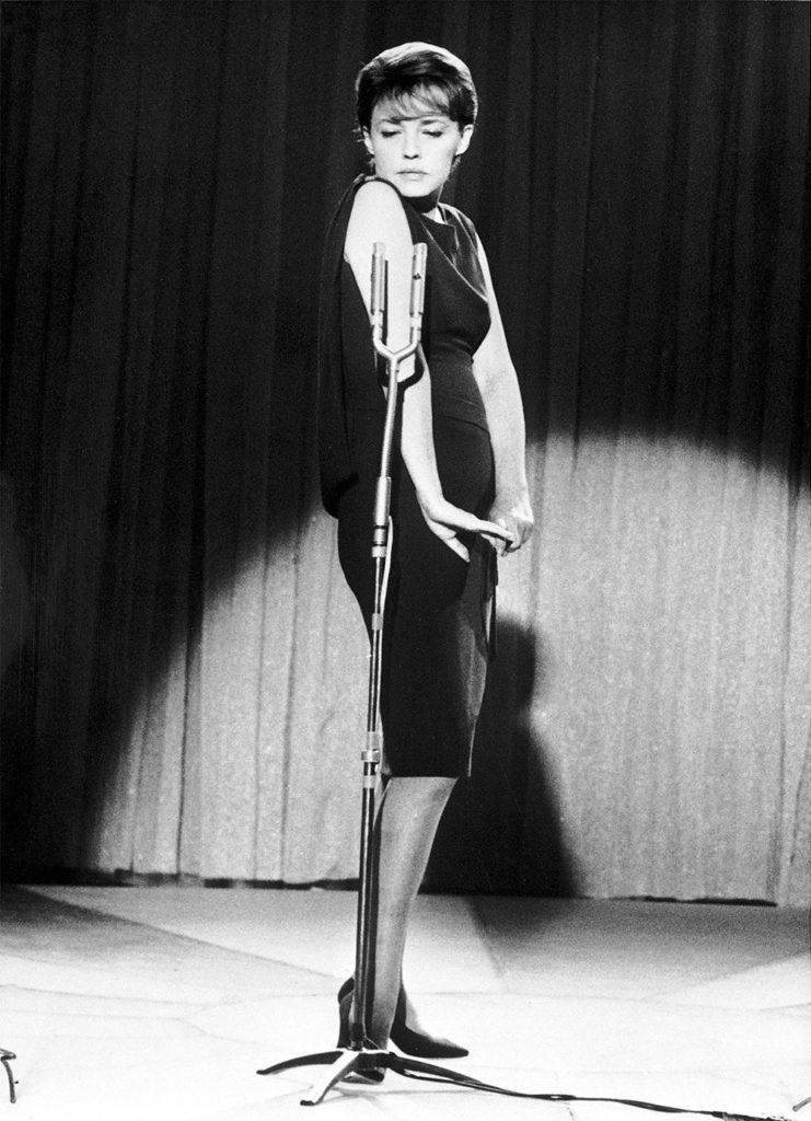 Jeanne Moreau sur scène